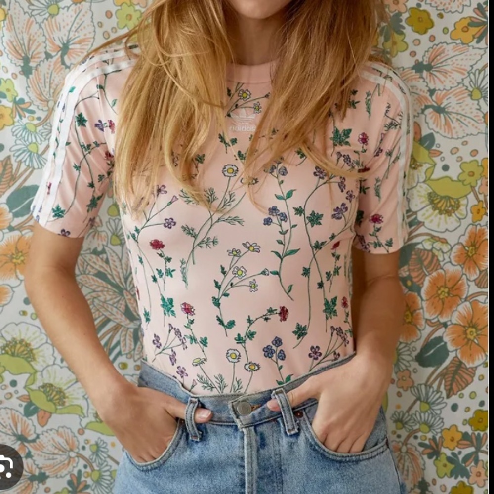 Adidas originals - floral bodysuit